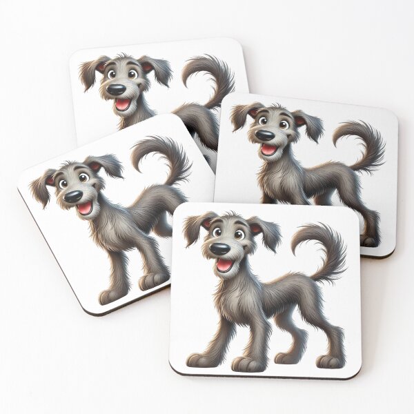 Item preview, Welcome this Cheerful Irish Wolfhound into your Heart! designed and sold by NoelaniArt.