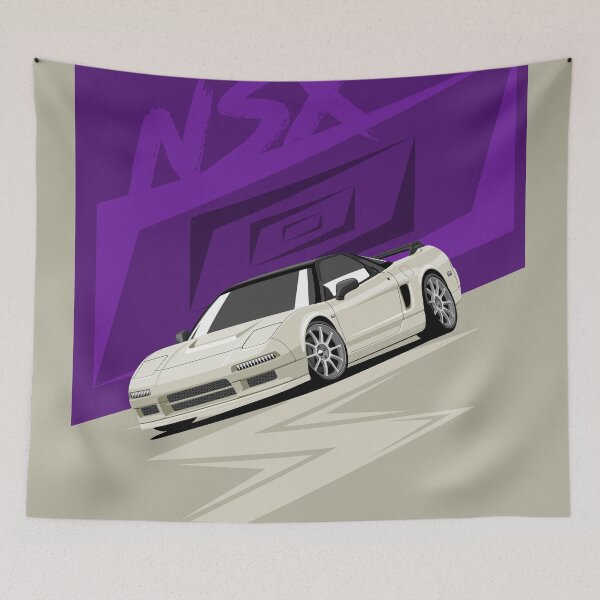 Item preview, Acura NSX Illustration - Classic Japanese Supercar Art designed and sold by ElseWorldDesign.