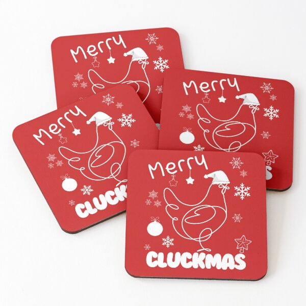 Item preview, Funny Christmas Chicken, Merry Cluckmas designed and sold by Alelmisira.