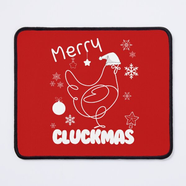 Item preview, Funny Christmas Chicken, Merry Cluckmas designed and sold by Alelmisira.
