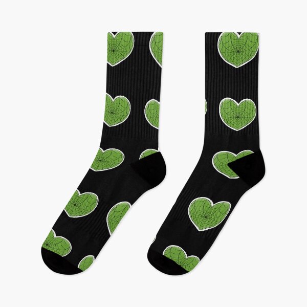 Item preview, Black and Green Webbed Heart designed and sold by MetalTea.