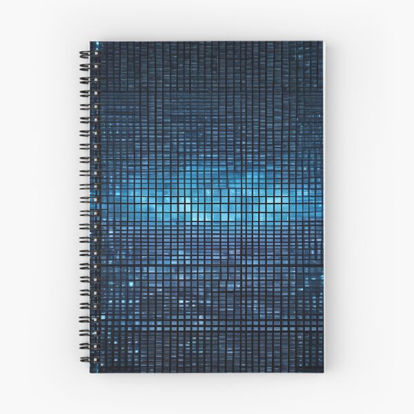 Item preview, Blue LED Grid Pattern on Black designed and sold by Have Mercy.