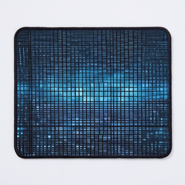 Item preview, Blue LED Grid Pattern on Black designed and sold by Have Mercy.