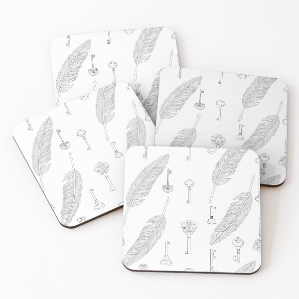 Item preview, Keys and Feather Quills designed and sold by annablankpage.