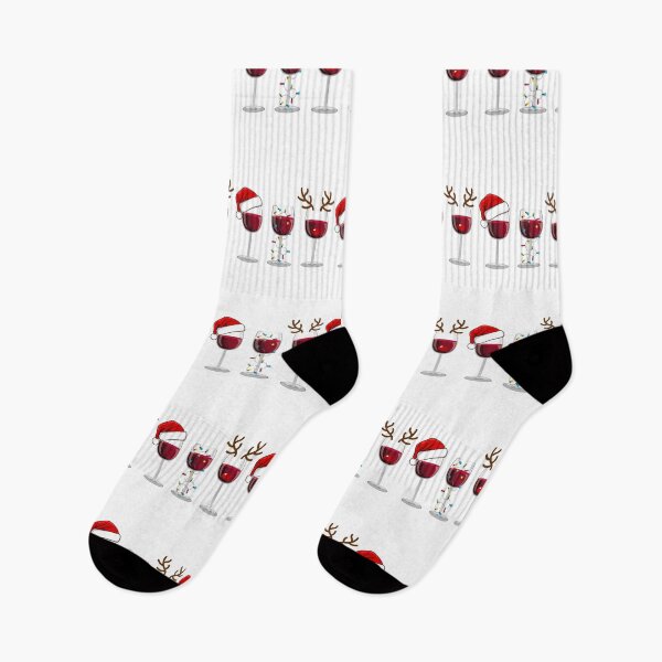 Item preview, Christmas glasses of wine designed and sold by AccessibleShop.