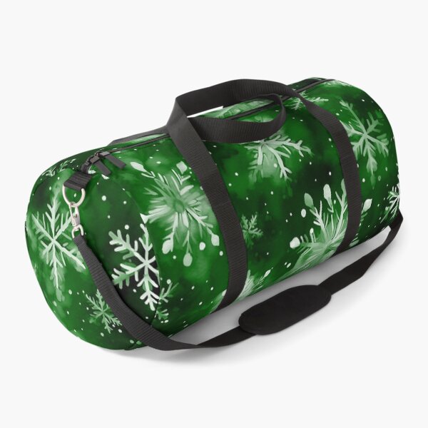 Item preview, Large Snowflakes on Christmas Green designed and sold by Darcy777.