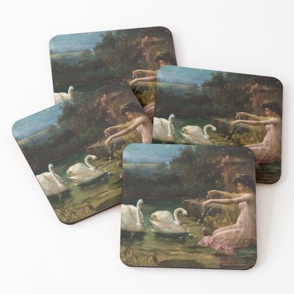 Item preview, At The Swan Lake - Hans Zatzka designed and sold by Onodera.