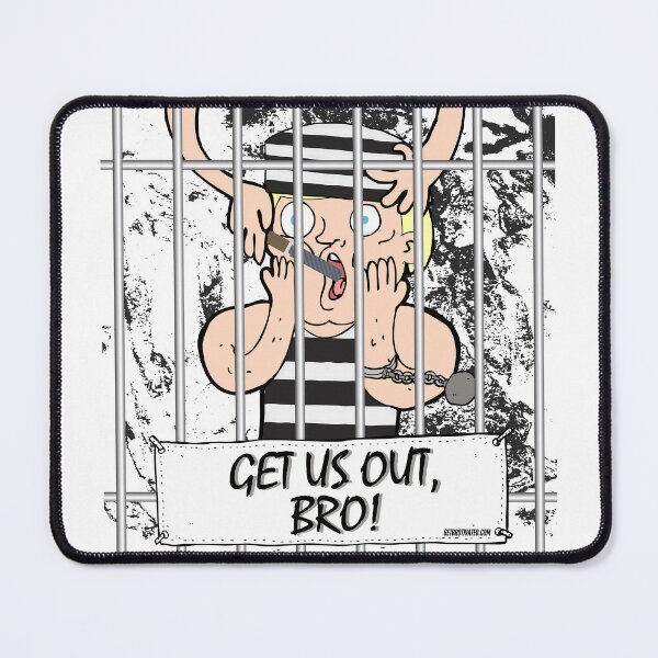 Item preview, Get Us Out, Bro! designed and sold by GetBrotivated.
