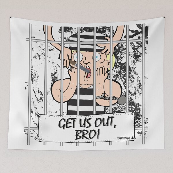 Item preview, Get Us Out, Bro! designed and sold by GetBrotivated.