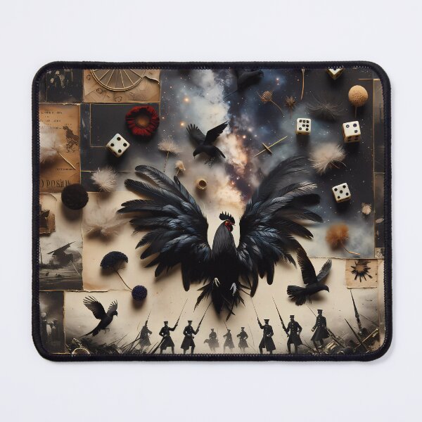 Item preview, Cosmic Rooster Collage designed and sold by FNORD-10111.
