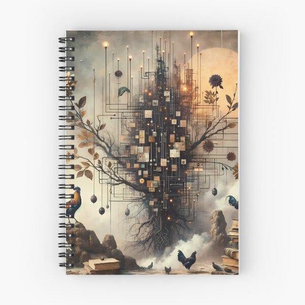 Item preview, Tech-Infused Nature Dreamscape designed and sold by FNORD-10111.