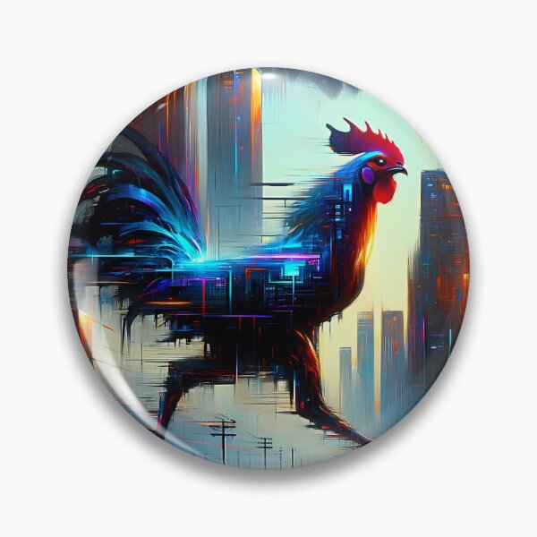 Item preview, Cyberpunk Rooster Uprising designed and sold by FNORD-10111.