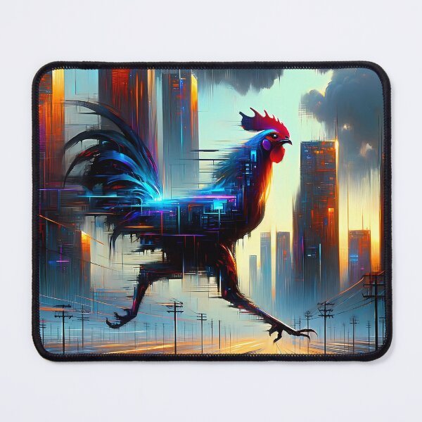 Item preview, Cyberpunk Rooster Uprising designed and sold by FNORD-10111.
