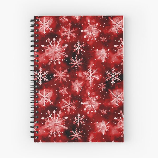 Item preview, Large Snowflakes on Christmas Red designed and sold by Darcy777.