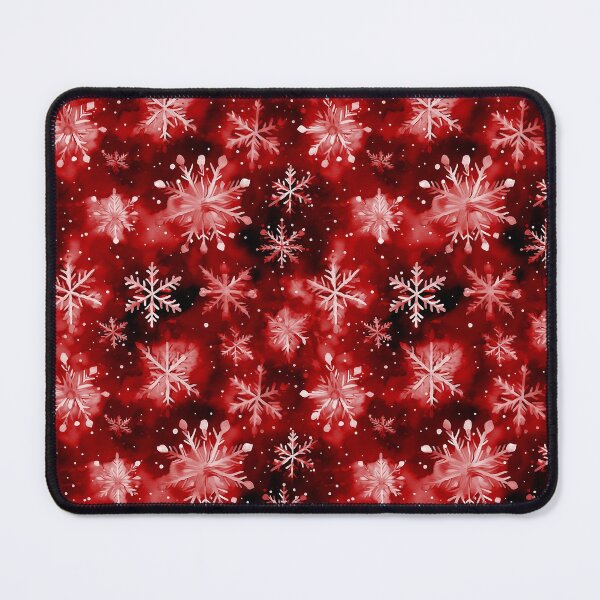 Item preview, Large Snowflakes on Christmas Red designed and sold by Darcy777.