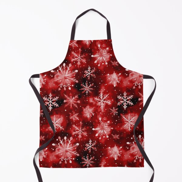 Item preview, Large Snowflakes on Christmas Red designed and sold by Darcy777.