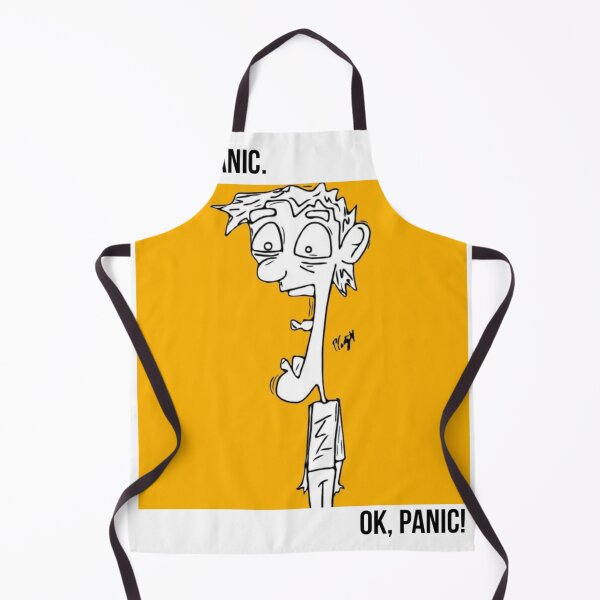 Item preview, Don't Panic. Ok, Panic cartoon illustration designed and sold by Oqueartecura.