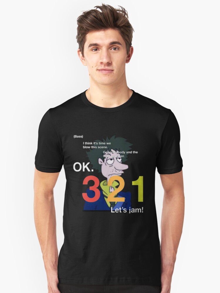 cowboy bebop rainbow shirt
