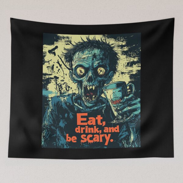 Item preview, Eat Drink and be Scary designed and sold by StylishShirtsMk.