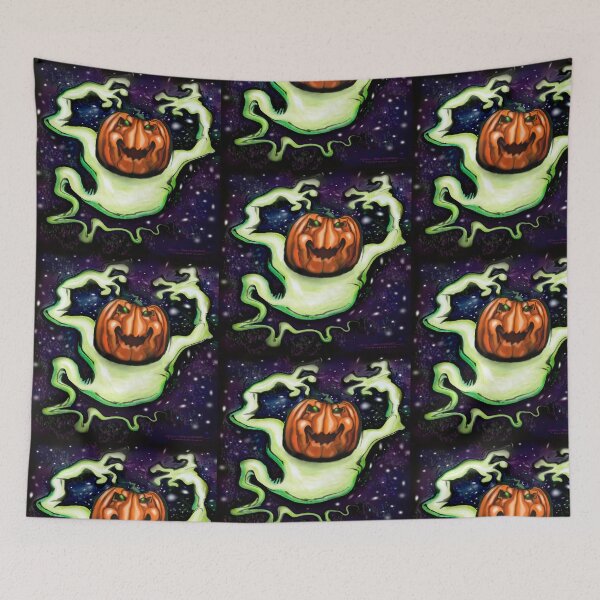 Item preview, Ghostly Halloween Jack-o-Lantern designed and sold by Kevin Middleton.