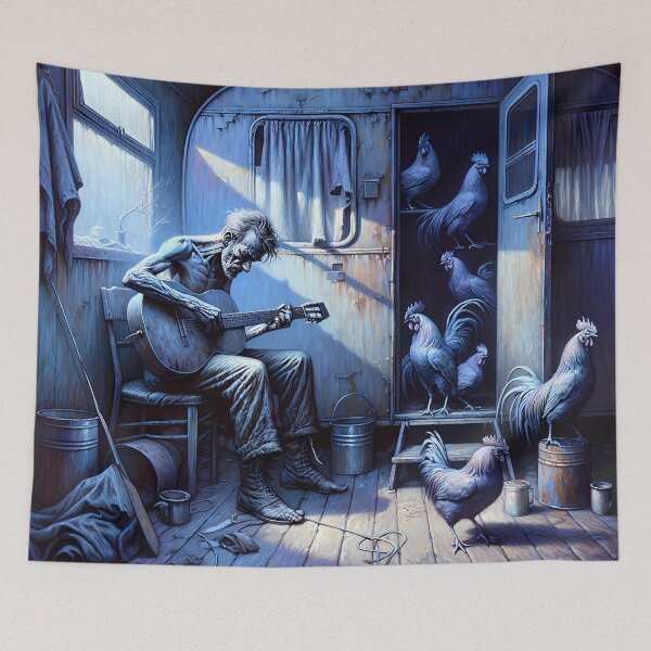 Item preview, Melancholy Melody in Blue designed and sold by FNORD-10111.