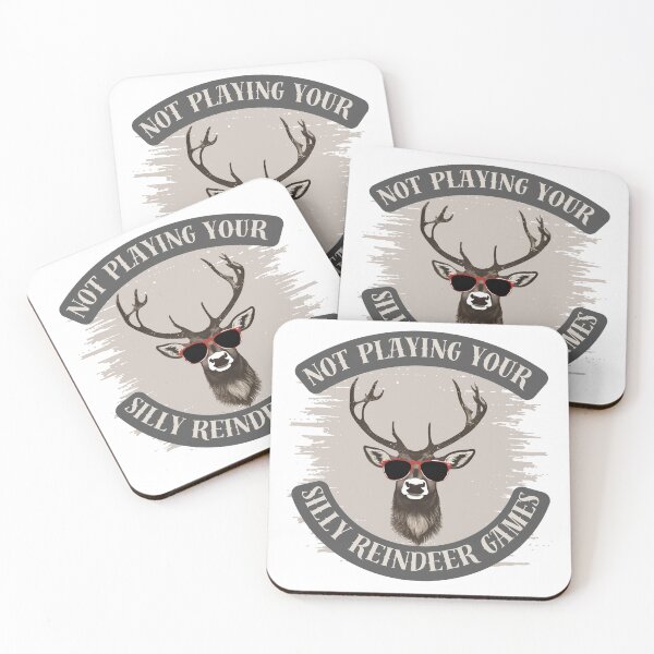 Item preview,  Cool and Sassy Reindeer Doesn't Play Games designed and sold by LemonHorse.