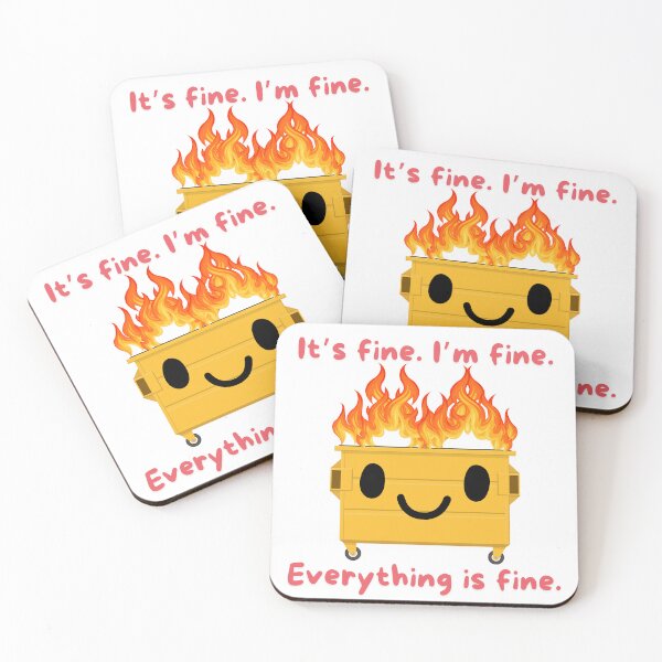 Item preview, Dumpster fire designed and sold by MrsQuack.