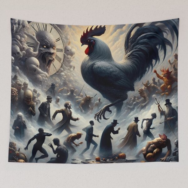Item preview, Chaos in the Rooster Realm designed and sold by FNORD-10111.