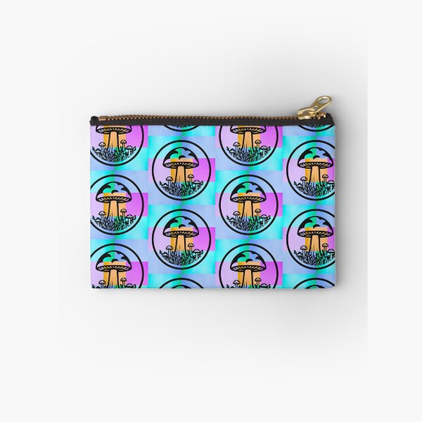 Item preview, Groovy Mushroom Silhouette on Vibrant Pop Art Gradient Panels designed and sold by Fredster1966.