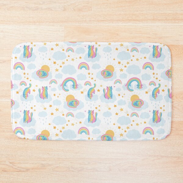 Item preview, Rainbow Cat Cloud Star Pattern designed and sold by CEB1700.