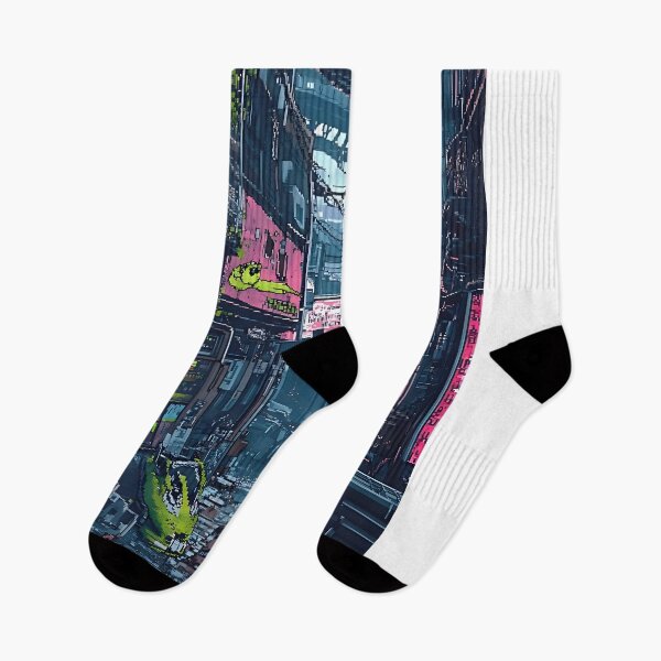 Item preview, Neon Cyberpunk Street designed and sold by KCrowDesigns.