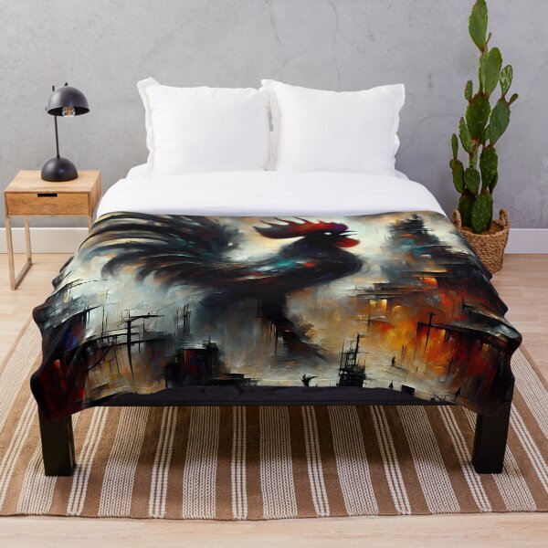 Item preview, Rooster Over Cityscape designed and sold by FNORD-10111.