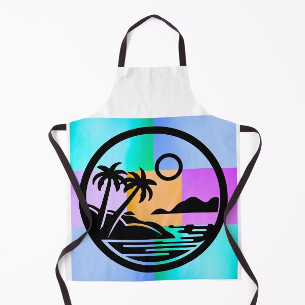 Item preview, Vibrant Tropical Island Silhouette on Bold Pop Art Panels designed and sold by Fredster1966.