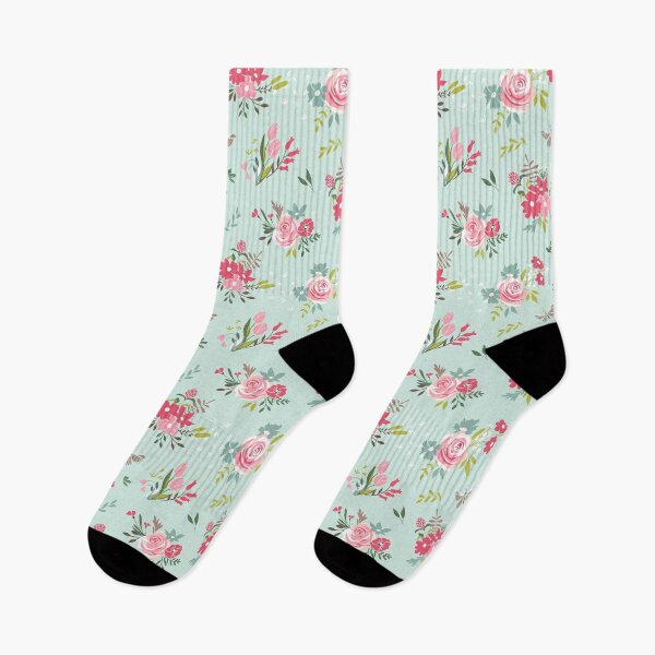 Item preview, Simplisitc Duck Egg Blue Flower Pattern designed and sold by CEB1700.