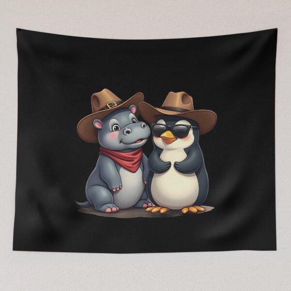 Item preview, Funny Pesto and Moo Deng Cowboy 2024 For Animal Lovers designed and sold by ivotee.