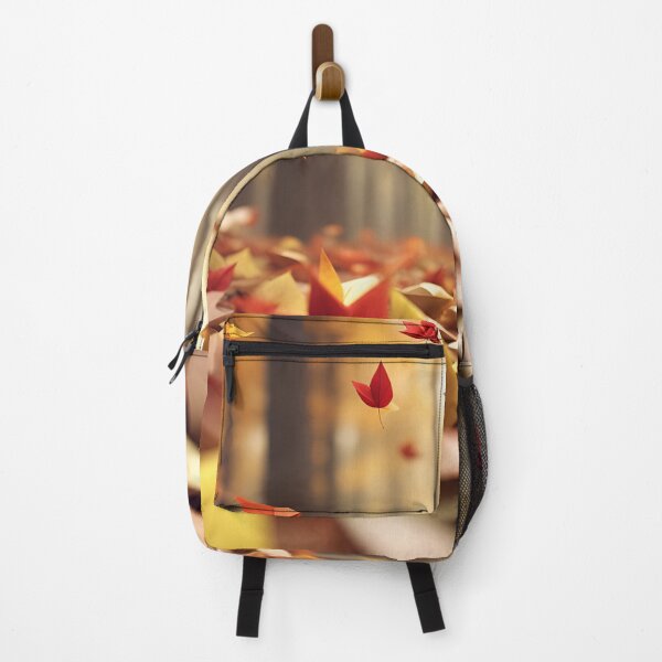 Item preview, Original Art - Crimson Cascades: Autumn Leaves Falling in the Enchanted Forest designed and sold by ArtfulFolds.