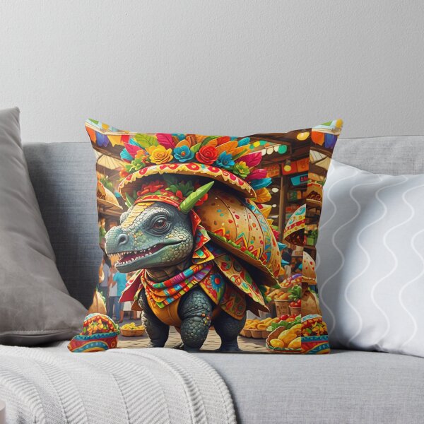 Item preview, Colorful Tacosaurus Rex – Funny Dinosaur Taco Meme designed and sold by Earth Nature Creations.