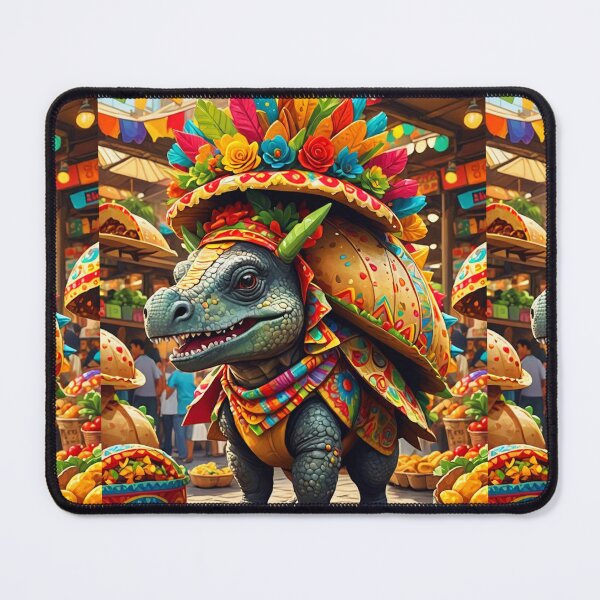 Item preview, Colorful Tacosaurus Rex – Funny Dinosaur Taco Meme designed and sold by Earth Nature Creations.
