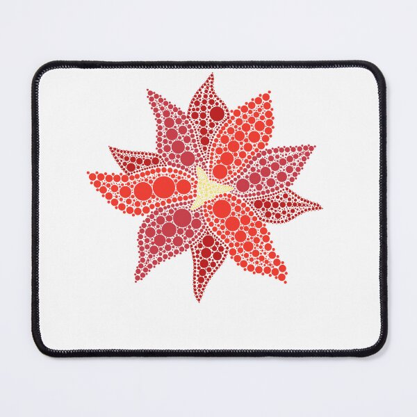 Aperçu de l'œuvre Poinsettia de Noël à pois créée et vendue par Cardiff Creative.