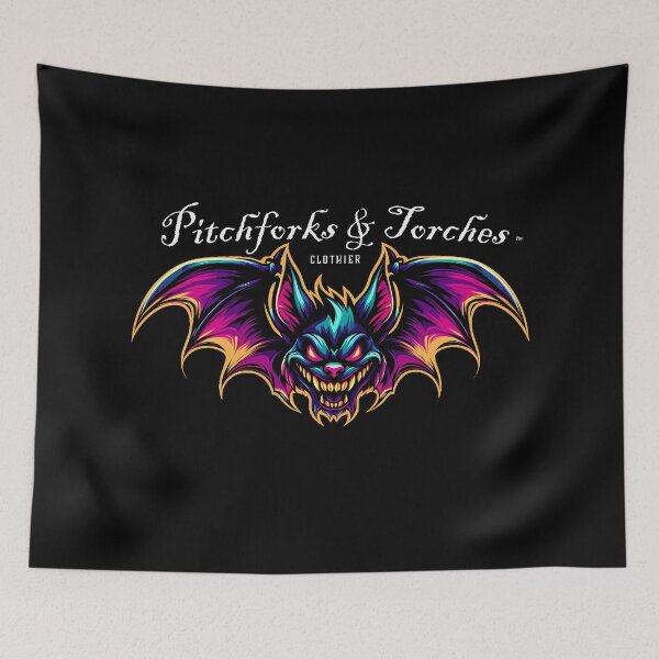 Aperçu de l'œuvre Fourches et torches tm - Logo AcidBat créée et vendue par Pitchforks & Torches TM.