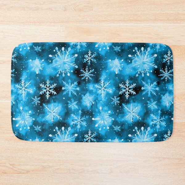 Item preview, Large Snowflakes on Christmas Light Blue designed and sold by Darcy777.