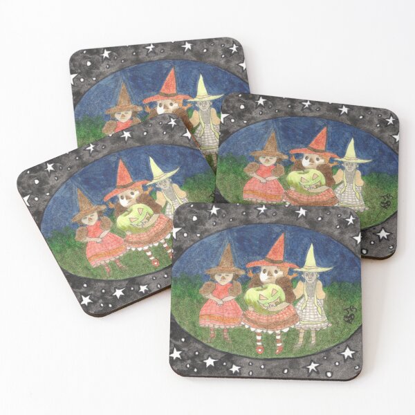 Item preview, Cinnamon, Nutmeg, Cardamom Little Witches designed and sold by Jane Brusetti Illustrates Weird Things.