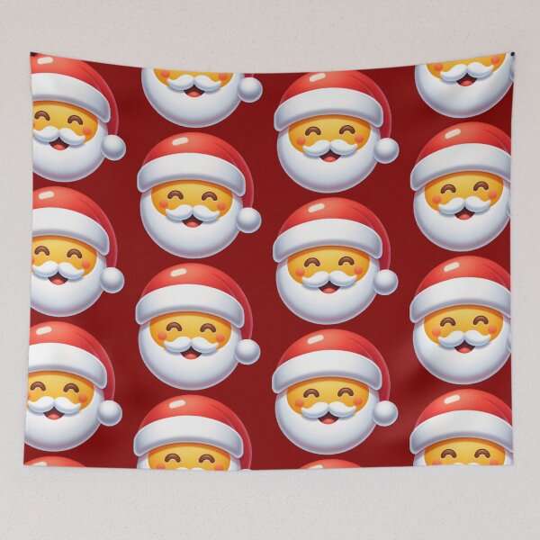 Item preview, Santa Claus Emoji designed and sold by onceifixme.