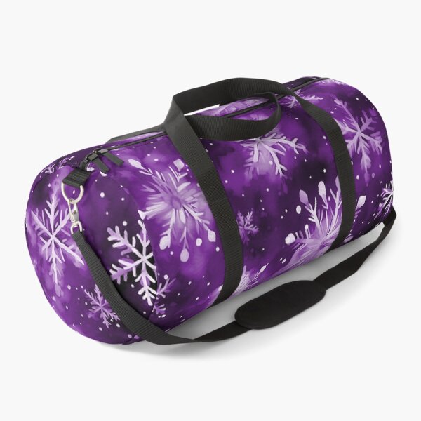 Item preview, Large Snowflakes on Christmas Deep Twilight Purple designed and sold by Darcy777.