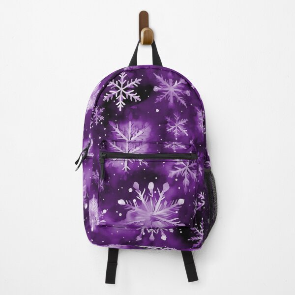 Item preview, Large Snowflakes on Christmas Deep Twilight Purple designed and sold by Darcy777.
