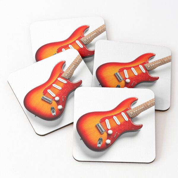 Item preview, Electric Guitar Isolated on White Background – Clean, Crisp Visual designed and sold by hjian8219.