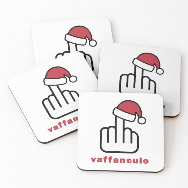 Item preview, vaffanculo Christmas funny middle finger designed and sold by EmeraldeaArt.