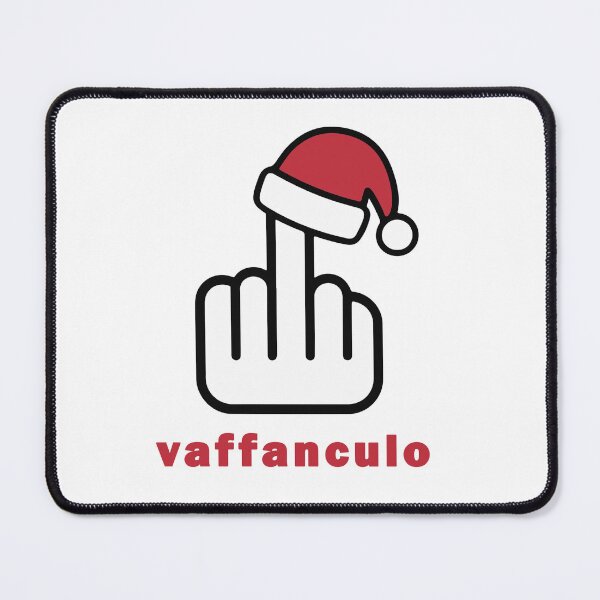 Item preview, vaffanculo Christmas funny middle finger designed and sold by EmeraldeaArt.