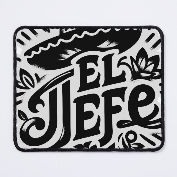 Item preview, El Jefe: A Sleek and Sophisticated Badge Design for the Boss designed and sold by Edgar Ramirez.