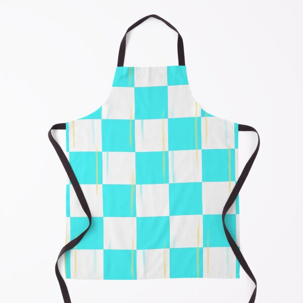Item preview, Light Blue and White Checkered Pattern with Blue and Yellow accents designed and sold by Jessica Erin.